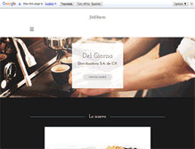 Tablet Screenshot of delgiornodistribuidora.com